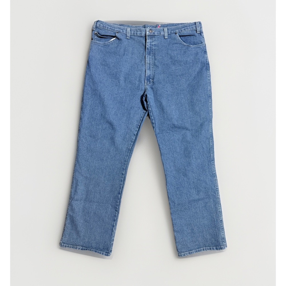 Dickies Jeans Men 45x30 Blue Denim Straight Leg Workwear Casual Classic‎